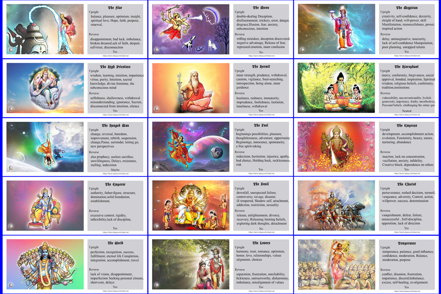 प्राचीन भारतीय टैरो कार्ड्स, 78 कार्ड्स डेक, भविष्यवाणी कार्ड वरच सोप्या इंग्रजीत प्रिंट, हिंदू संस्कृती अनुसार सुंदर चित्र, नवशिक्या पासून ते एक्स्पर्ट पर्यंत सर्व धर्मियांसाठी, 15 x 6 सेमी साईज mini tarot deck