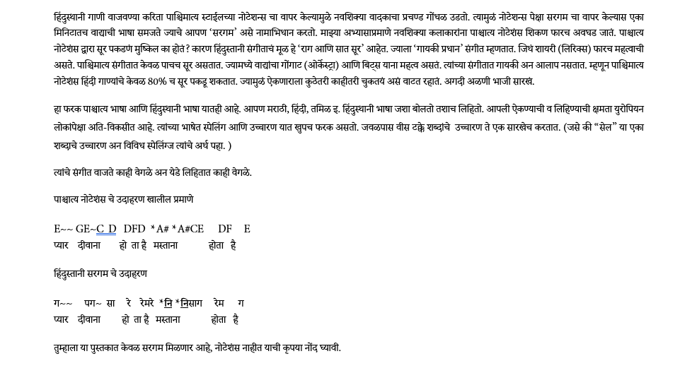 हार्मोनियम अथवा  की-बोर्ड वर  सहज वाजवू शकाल अशी  हिंदी फिल्मी गीत सरगम Saragam for Harmonium or KeyBoard