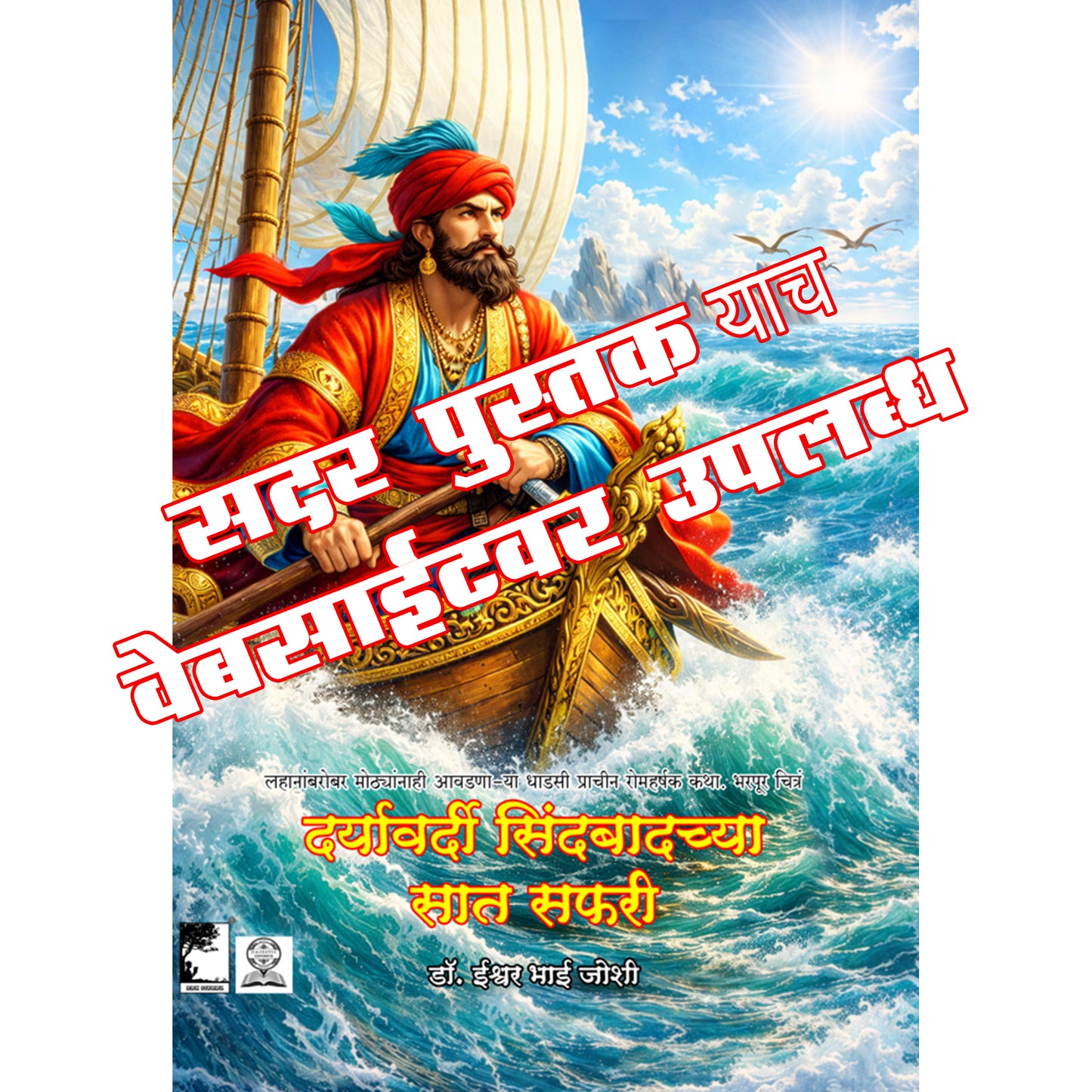 दर्यावर्दी सिंदबादच्या सात सफरी (मराठी) अफलातून भरपूर चित्रांसह, 295 पानांची सम्पूर्ण कथा, Sindbad