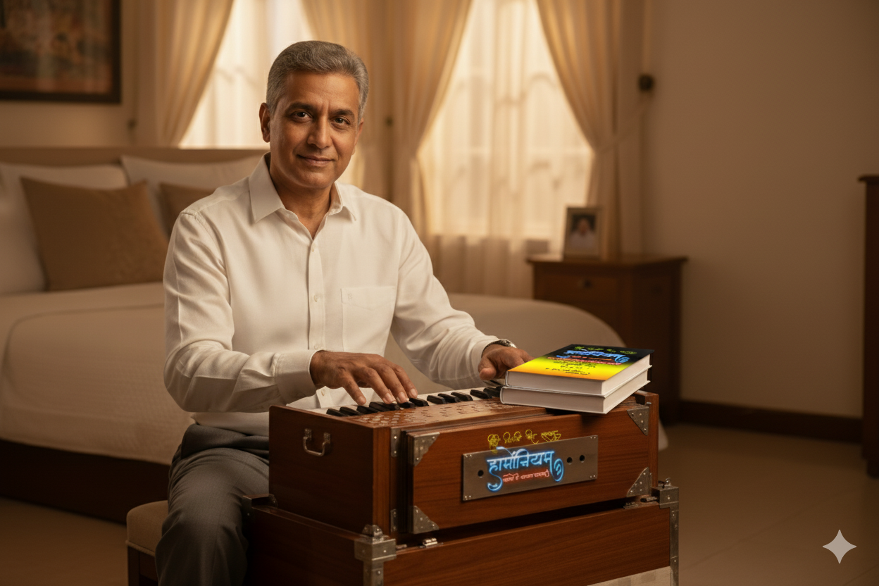 हिंदी गीतों की सरगम हार्मोनियम के लिए (हिंदी) खंड-1 और 2 Hindi Geetonki Saragam For Harmonium Vol 1&2