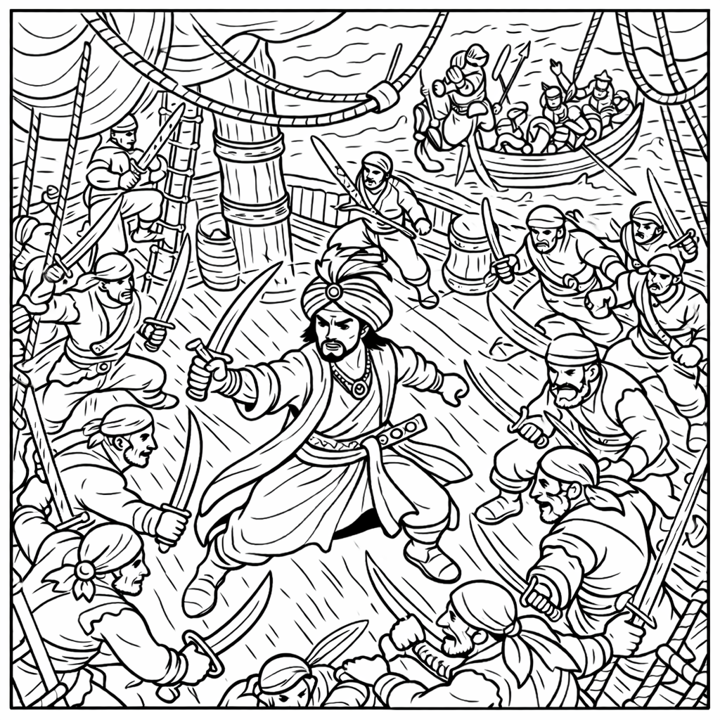 The Seven Adventures of Sinbad the Sailor (290 pages Complete story, 65 beautiful Illustrations)