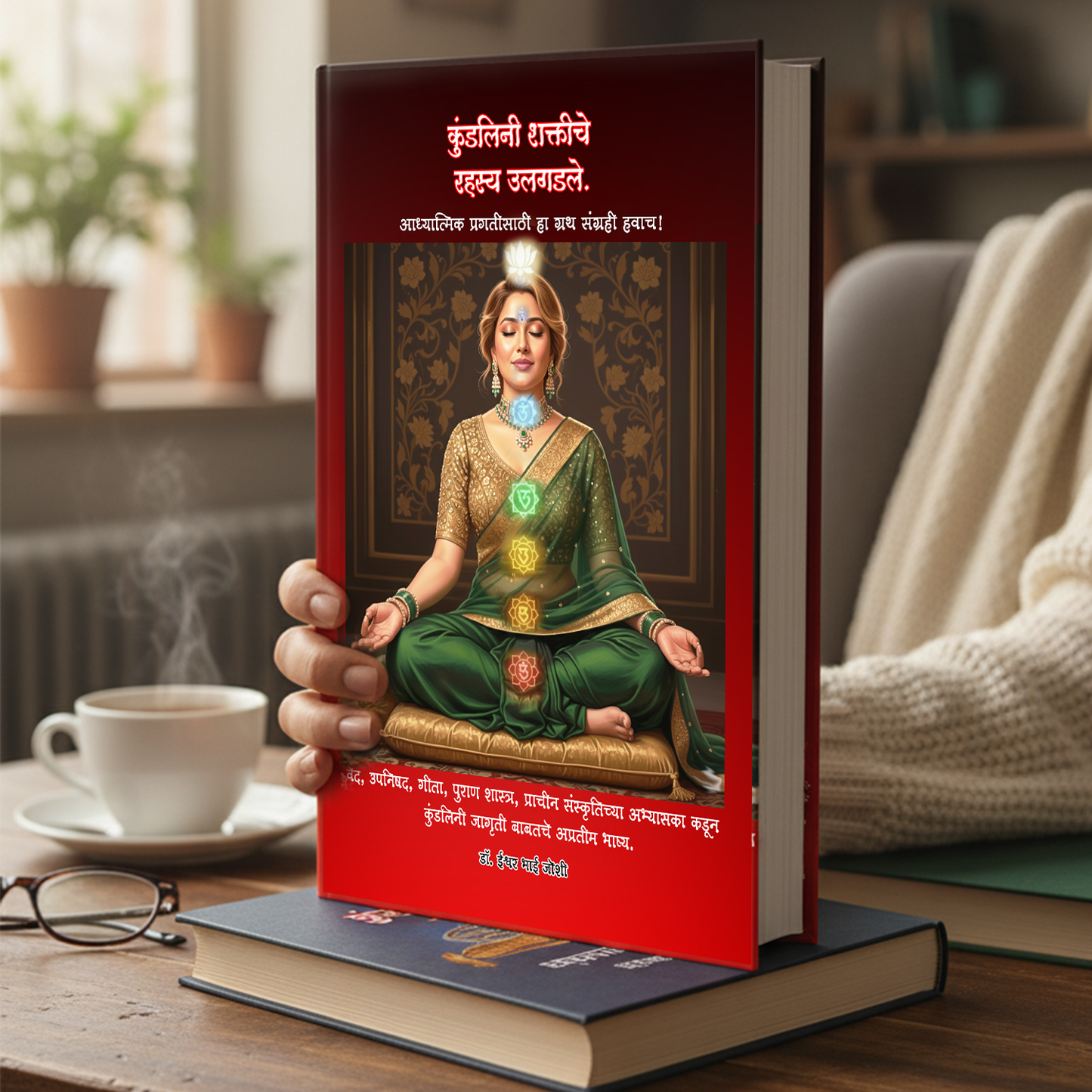 कुंडलिनी शक्तीचे  रहस्य उलगडले. भरपूर चित्रं, 287 पानांचा चिंतनात्मक ग्रंथ. How to awaken Kundalini Powers.