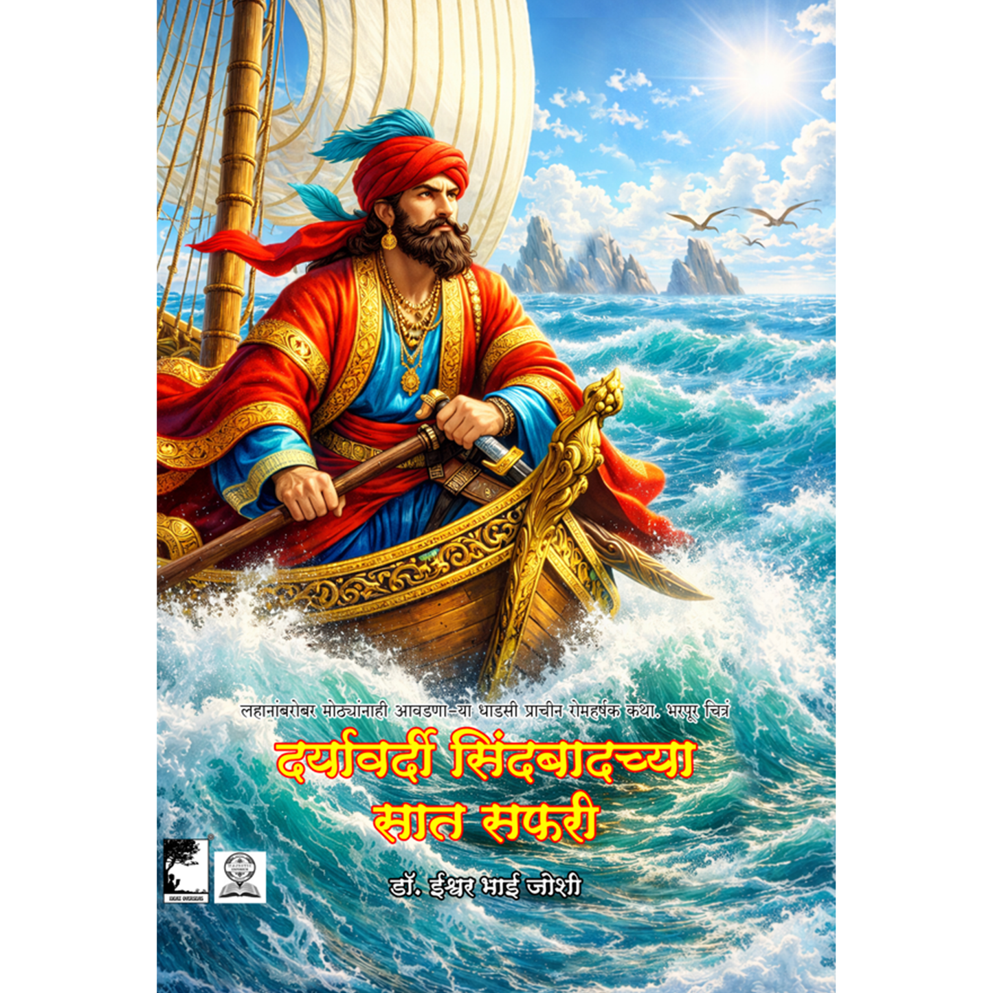 दर्यावर्दी सिंदबादच्या सात सफरी (मराठी) अफलातून भरपूर चित्रांसह, 295 पानांची सम्पूर्ण कथा, Sindbad